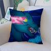 Game Blogger MrBeasts Pillow Covers Cartoon Sofa Decorative Home Doublesided Printing Short Plush Cute Cushion Cover