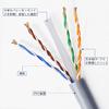 100m Cat6 LAN Cable, DIY, for Businesses and Construction, Single-Wire UTP with Dedicated Pins, PoE Compatible, Gray