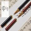 Changfeng Professional Wolf Hair Brush: Handcrafted Seal Script Brush for Calligraphy and Sutra Copying