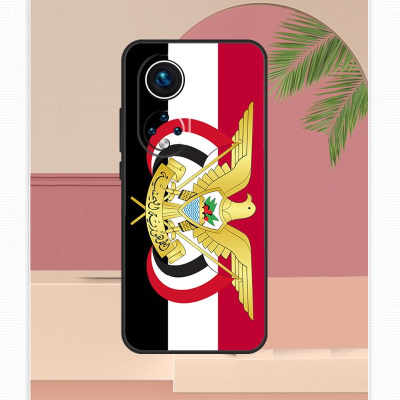 Yemen Coat of Arms Flag Case For Honor Magic 5 6 7 8 Pro Honor 400 Lite 200 X9c X9b X9a X8b X8a X8c 50 70 90 Cover
