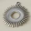 5pcs/Lot Silver Color Le Soleil Pendentif Stainless Steel Charm Pendants For Jewelry Making Supplies Metal Sun Charms Decoration