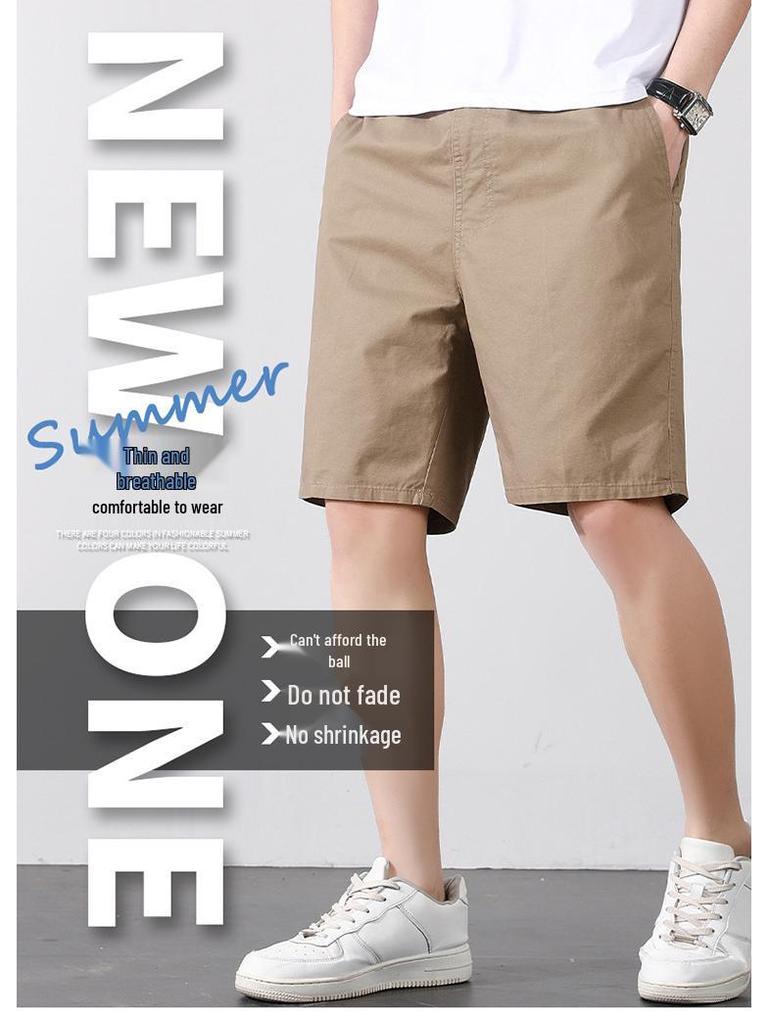 Zorro Prince Herren Sommer Casual Baumwollshorts Mittellang