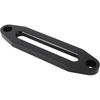10" Billet Polished Aluminum Hawse Fairlead Load Capacity 8000-15000 LBs With Mounting Hardware For Synthetic Winch Rope (Black, 10")