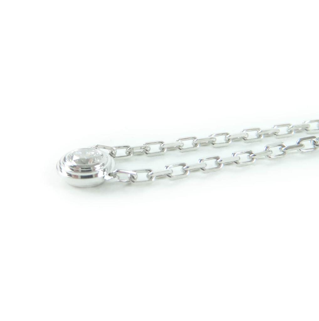 Excellent Cartier Necklace Damour SM 136EYV Around 0.09ct Diamond AU750 B7215900 Used