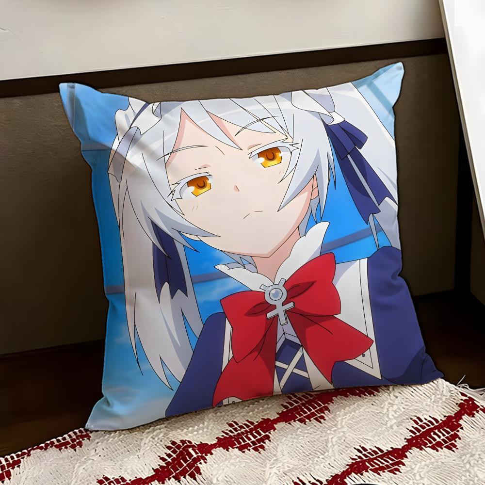 Anime IsekaiSuma Cushion Cover Reversible Soft Durable Pillow Cover Home Car MultiScene Use for Daily Comfort