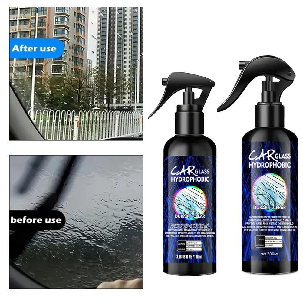 100ml Universal Automotive Glass Rain-Repellent Coating Enhances Car Care Agent Performance Waterproofing Day Waterproof Ra E6K9