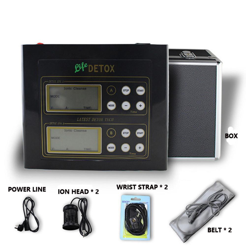 New Detox Foot SPA Machine Dual Ionic Cell Cleanse Massager Far Infrared Feet Bath Therapy Instrument