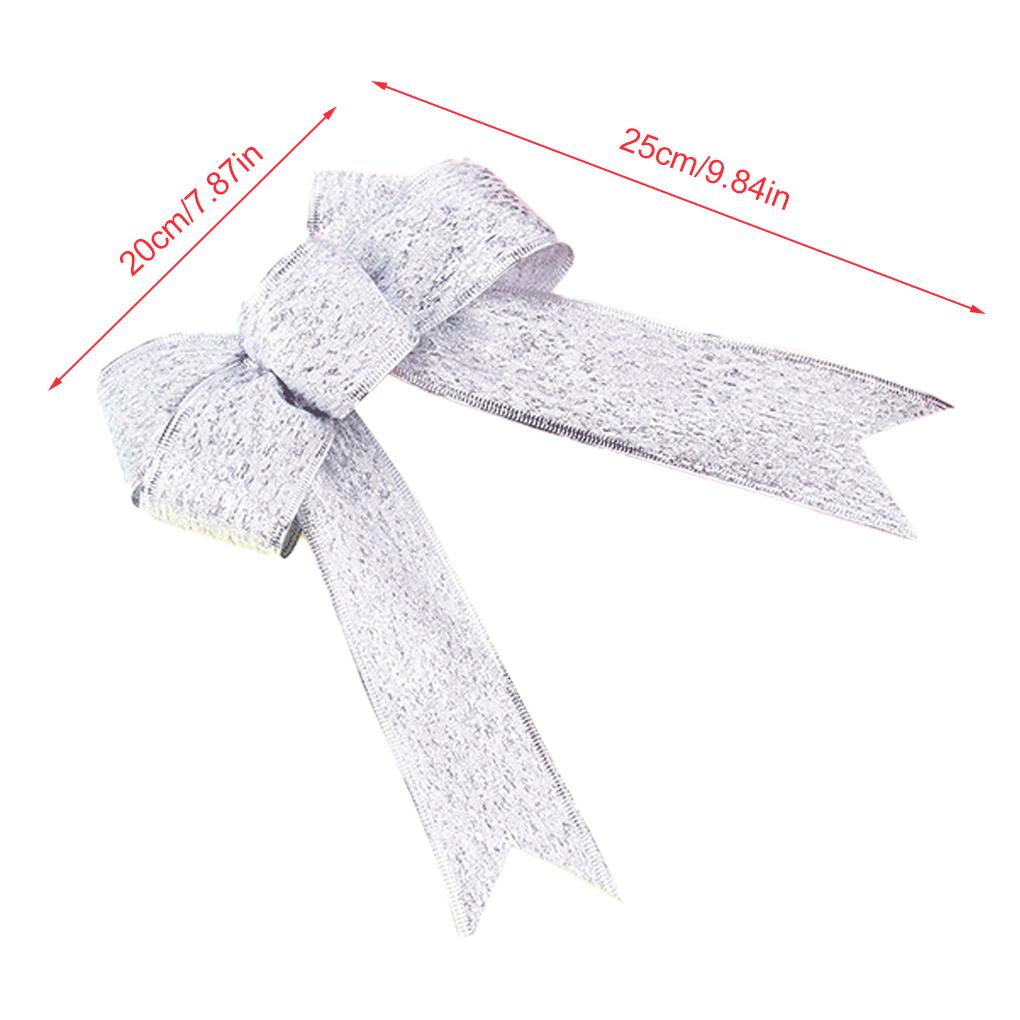 Wedding Engagement Christmas Gift Box Bowknot Ribbon Banquet Portable Shining Package Wrapping Decoration Packing Ornament