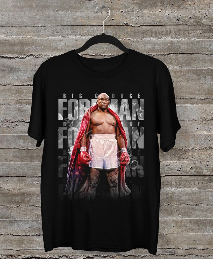 NEW Big George Foreman Gift Fan Black All Size OM362 Unisex T-Shirt M
