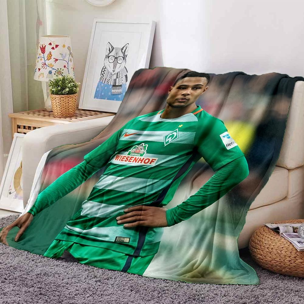 Player Jersey Blankets Flannel Printed Breathable Warm Throw Blanket for Home Office Bedspreads 0708a68