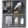 Heated Shaving Mirror for Shower Fogl with Light Rechargeable Battery and Adjustable Brightn Suction Cup and Razor Holder Remov