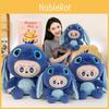 Плюшева іграшка Stitch Labubu, подушка-кролик для дівчаток, подарунок, м'який декор у вигляді тварини