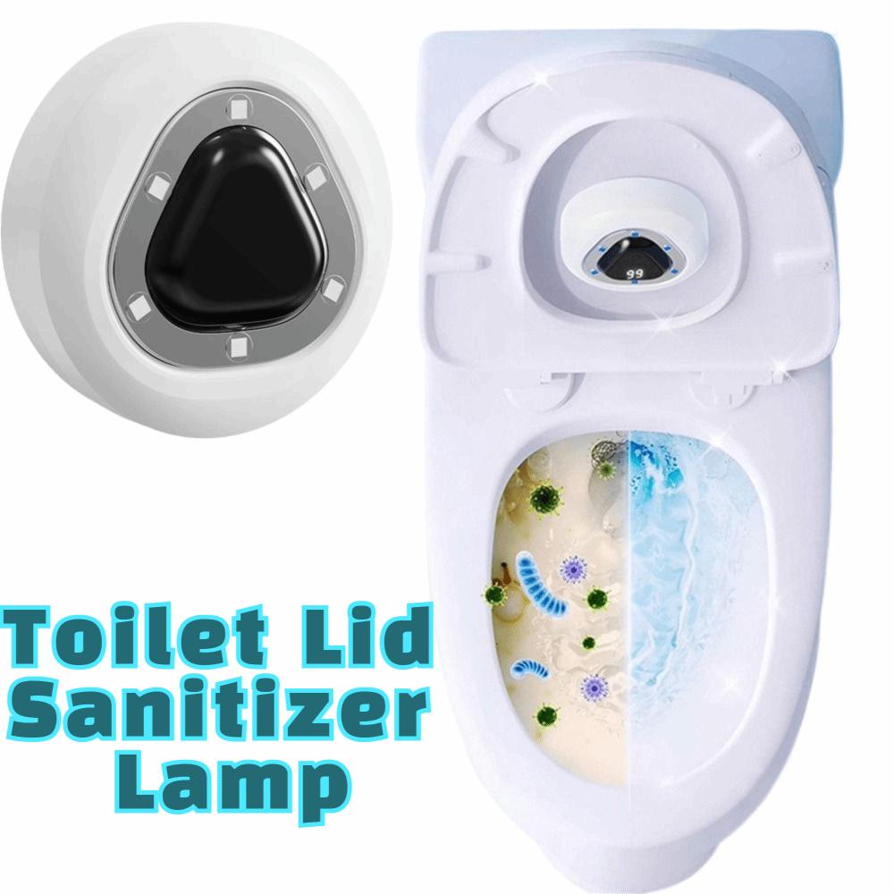 Samolepicí lampa na dezinfekci víka toalety Chytrý dezinfikátor toaletního sedátka Čistota koupelny