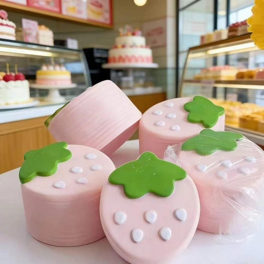 Soft Simulated Mousse Cake Layered Design Sensory Fidget Soft Stress Relief Toy Gifts For Adults