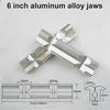 Vise Hard Jaw Clamp Aluminum Alloy Jaw Vise Protective Cover Jaw Magnetic Vise 4 Inch
