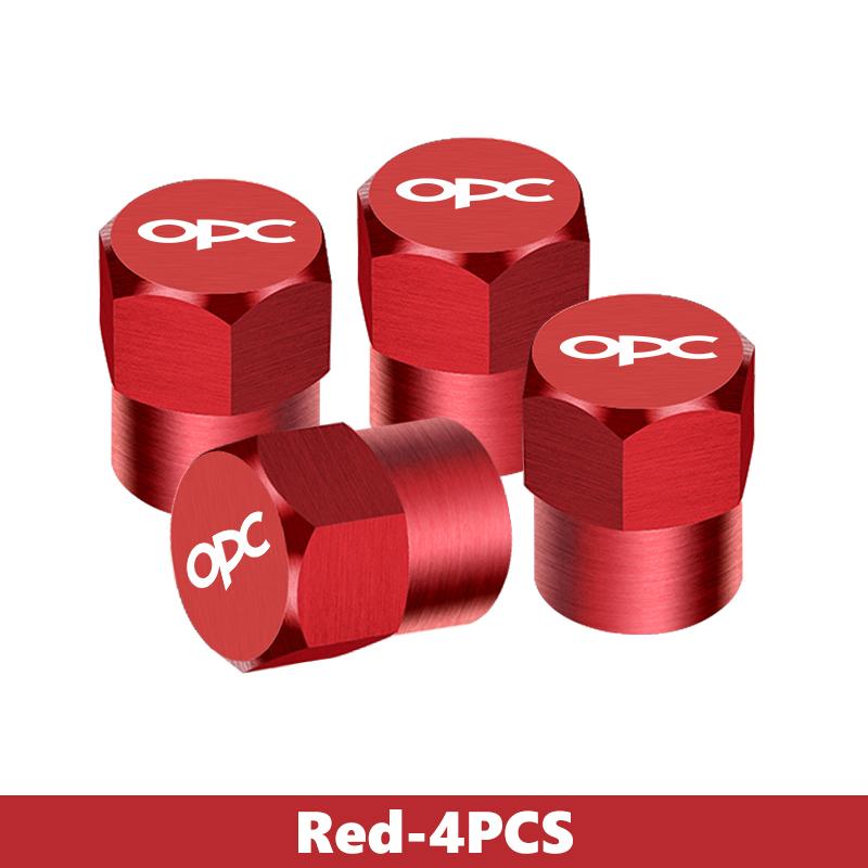 For Opel 4Pcs Car Styling Alloy Wheel Tire Valve Cap Stem Cover Protect Accessories Insignia Corsa Zafira Mokka Grandland MOVANO qgi057