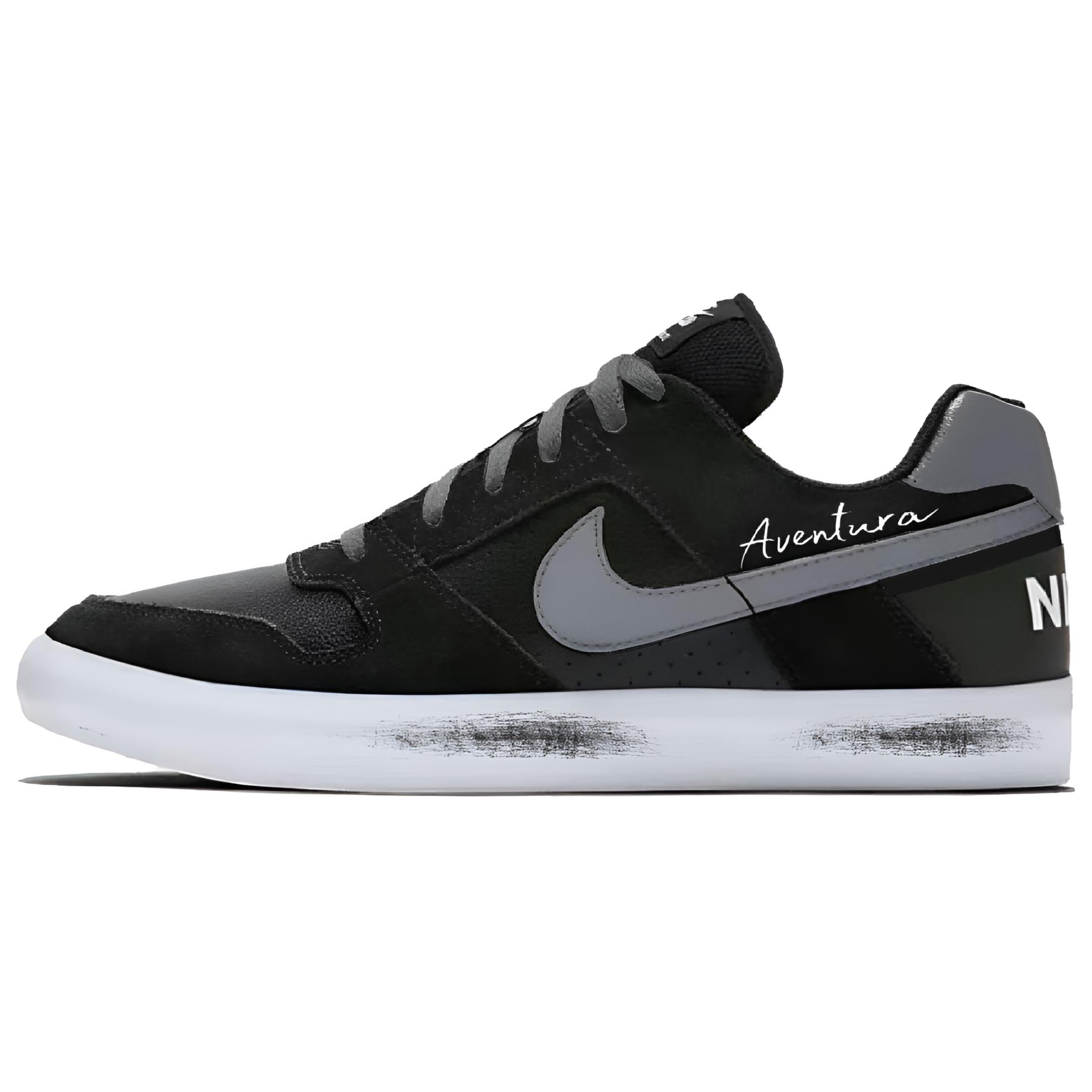 

Nike SB Delta Synthetic Leather, Leather Slip Resistant, Abrasion Resistant, Lightweight Low top Skateboard Shoes Men s 942237-010(Team303-) 42.5