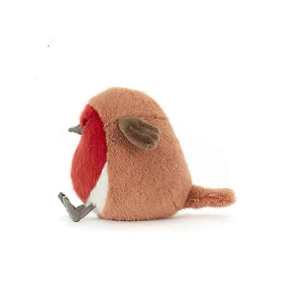 16cm/6.3in Cute And Round Plush Toy Of The Robin Doll. Cute Little Bird Doll. Fully Stuffed, Soft And Comfortable. Healing Series. Companion