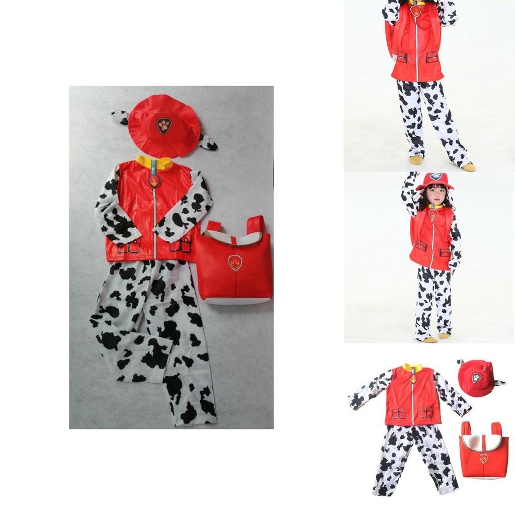 Entzückendes Paw Patrol Kinder Cosplay Kostüm mit Marshall Chase Skye Party-Outfit
