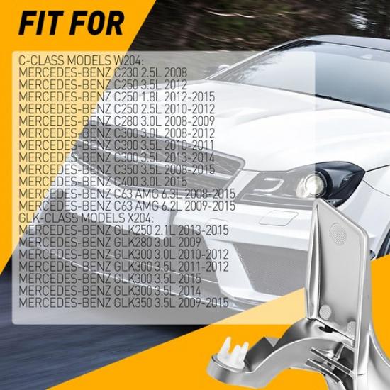 2X Left & Right Door Interior Side for C250 Handle Mercedes-Benz 2.5L 2010-2012