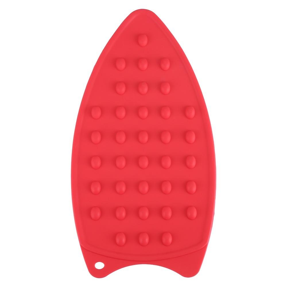 Heat Resistant Silicone Ironing Mat Thickened Ironing Pad Thickened Silicone Mat  Laundry Room красный