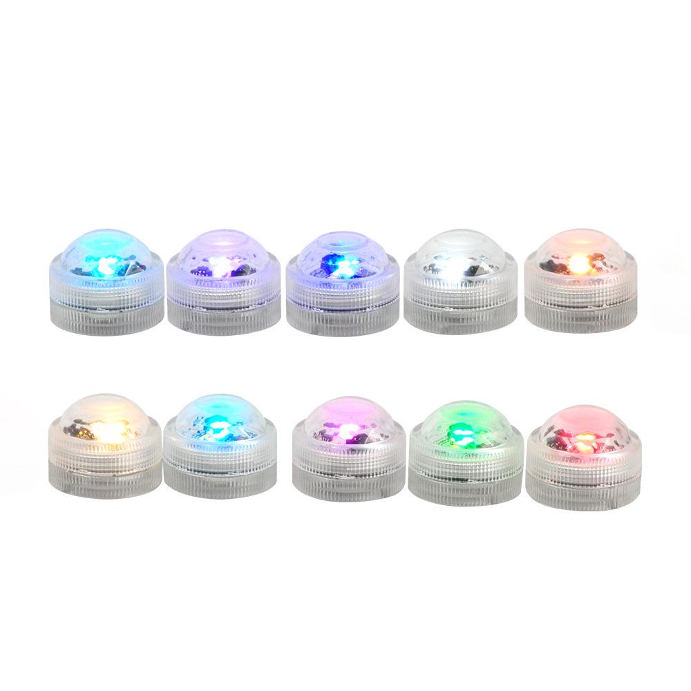 Remote-Control LED Underwater Light Set: 3CM Diamond Rotary, Multi-Color, Waterproof, 12-Pack