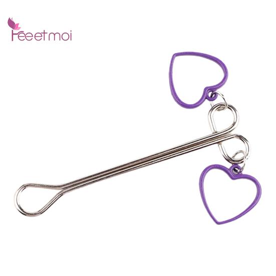 Breast Clamp Clip Comfortable Long Metal Love Heart Shape Breast Lifespan