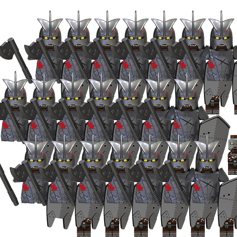 Medieval Movie Knights Building Blocks Toys Lord Ring Figure Bricks Toy Christmas Birthday Gifts