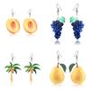 Frucht Acryl Ohrringe Für Damen Herren Sommer Trendiger Modeschmuck