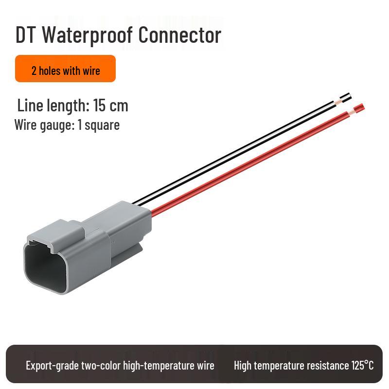 DT06-2S DT04-2P Waterproof Automotive Connector Male/Female Plug with Wiring Harness Terminal