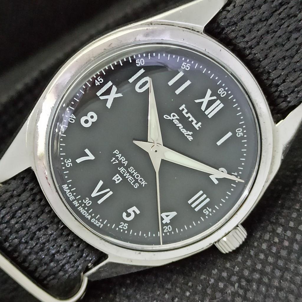 

USED HMT JANATA INDIAN MENS MECHANICAL WATCH a298361-1 Sku562a-a298361