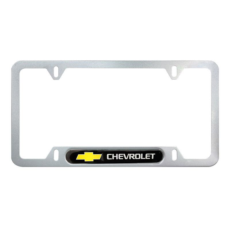 

Suitable for Chevrolet car license plate holders. Comes with mounting screws. Two packs of front and rear license plate holders.
