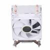 CPU Cooling Fan 3.54in 2 Heat Pipes 3pin 12VDC 2000RPM Hydraulic Bearing CPU Air Cooler with Backplate for Intel 775