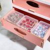 Mini Transparent Plastic Box Beads Jewelry Accessories Square Storage Case
