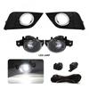 for Nissan Sentra Sylphy 2016 2017 2018 LED Fog Light Car DRL Daytime Running Lamp Bumper Driving Switch Relay Car Accessories