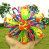 Rainbow Stress Ball For Kids - Colorful Expandable Fidget Toy, Durable Magic Sensory Ball For Outdoor Sports & Anxiety Relief
