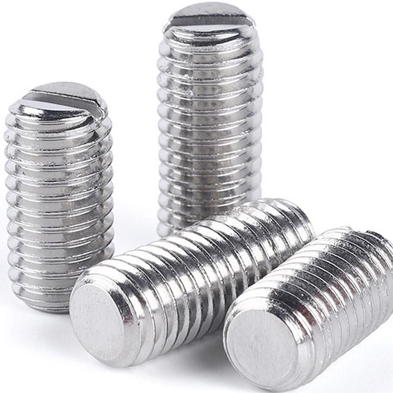 304 Stainless Steel Slotted Set Screw, Headless (M2-M6)