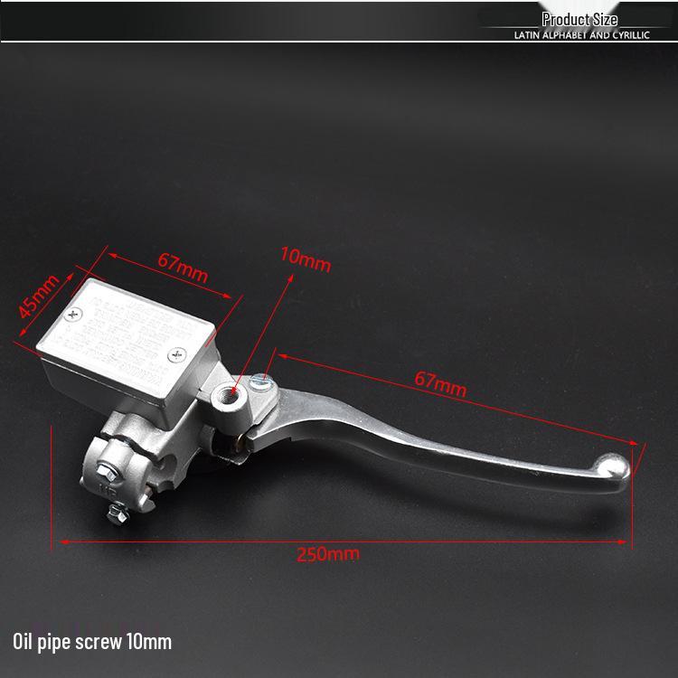 CBT125 Motorcycle Brake Assembly: Caliper, Lower Hydraulic Pump, Upper Pump