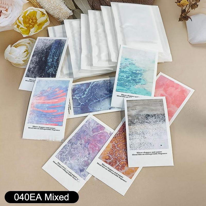 

8 шт. Тест-полоски для парфюмерии Практичные Премиальные Полезные Креативные Бумажки для тестирования благовоний Проявляют Содержимое при Контакте с Водой