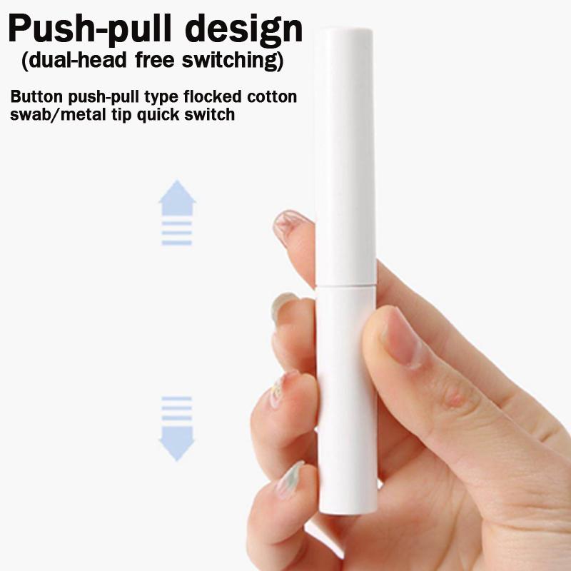 Caneta de Limpeza para Fones de Ouvido Bluetooth Removedor de Poeira/Limpador Conjunto de Canetas de Limpeza para Teclado de Computador