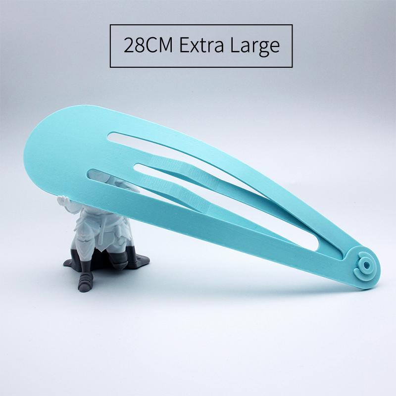 Cute Strawberry Curtain Clips Extra Large Hair Claw Kawaii Polka Dot Design Hairpin for Thick Long Hair Daily Styling
