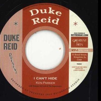 7inch Record KEN PARKER / DENNIS ALCAPONE, LIZZY - I Can't Hide / Ba-ba-ri-ba Skank TIEU033 Duke Reid/Buyre 2024 Germany Reggae, Ska & Dub