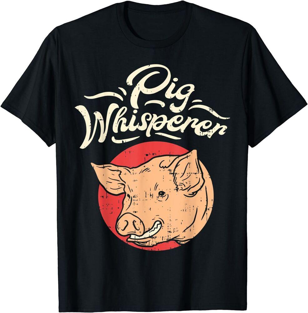 

Футболка «Заклинатель свиней» в стиле ретро, ​​винтажная футболка унисекс «Фермер»