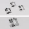 3Pcs Rolled Hem Feet Set Non-slide Handmade Multi-Function Foot Presse Non-stick Sewing Accessories Knitting Accessory