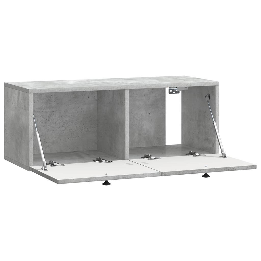 Wall Mounted TV Cabinet Concrete Grey 78.5 x 31 x 30 cm