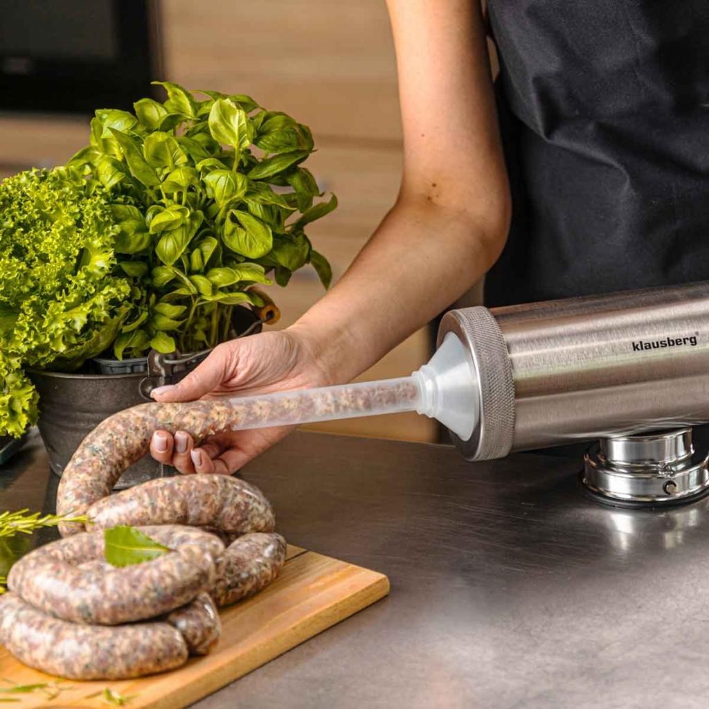 RĘCZNA NADZIEWARKA DO KIEŁBASY 2,5kg KLAUSBERG KB-7925