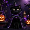 Costume di Halloween per Piccoli Animali Domestici, Costume da Strega per Gatti, Mantello Fantasma Carino, Abbigliamento Morbido Divertente per Animali Domestici, Tenuta per Festival, Mantello Cosplay per Gattini, Festa di Natale