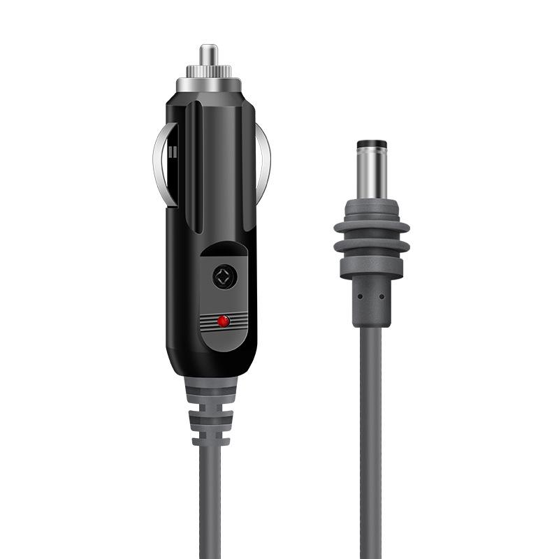 Outdoor Waterproof Mini DC Power Cable: Car Cigarette Lighter To DC5521 Charging Line