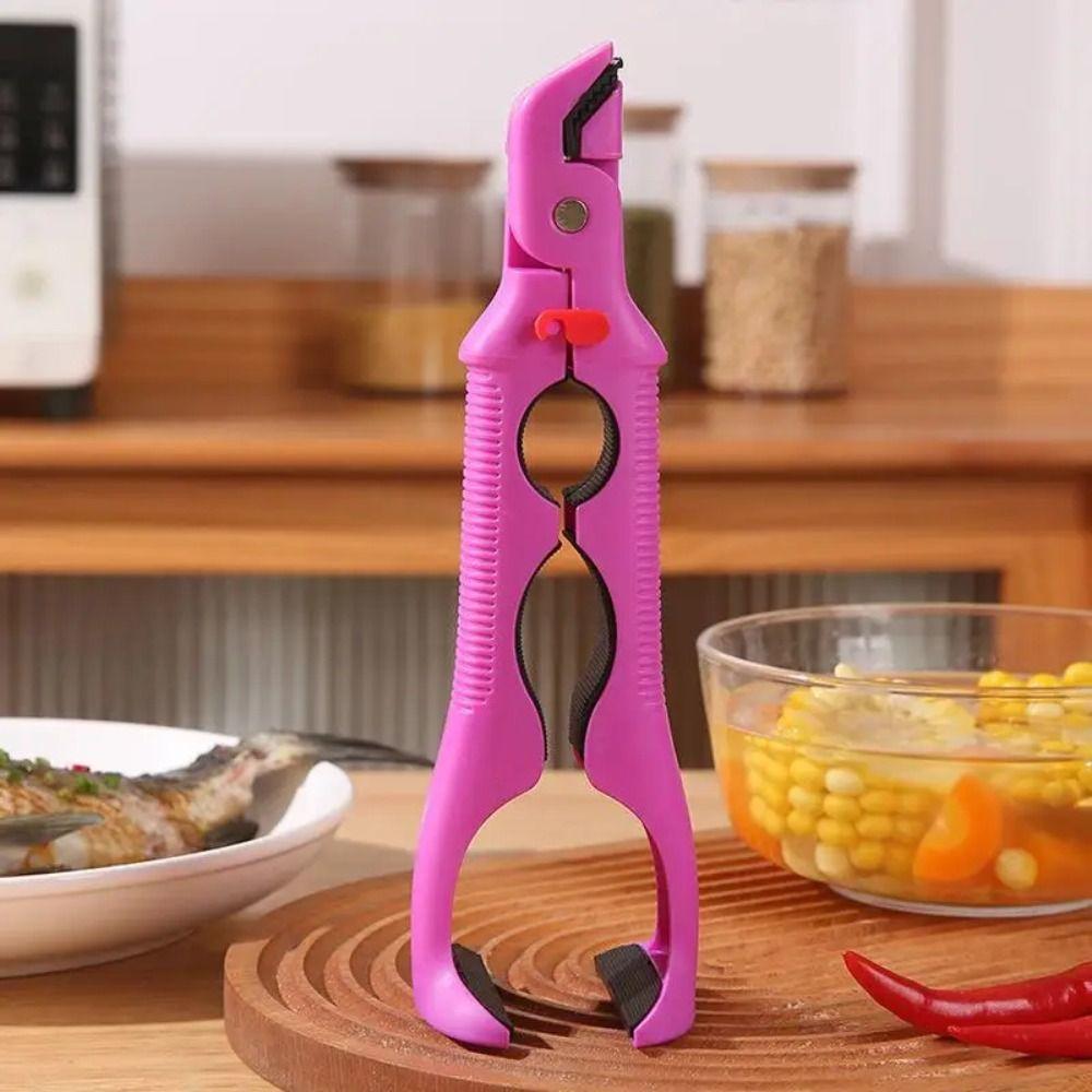 3in1 Anti-hot Bowl Plate Clips Non-Slip Hot Bowl Gripper Dish Lifter Clamp  for Dish Plate Steamer