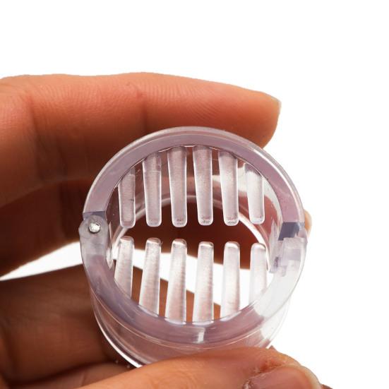 Hair Claw Transparent Plastic Hair Clip Anti-slip Teeth Adjustable Buckle Design Lightweight Invisible Hair Holder Hair Accessories